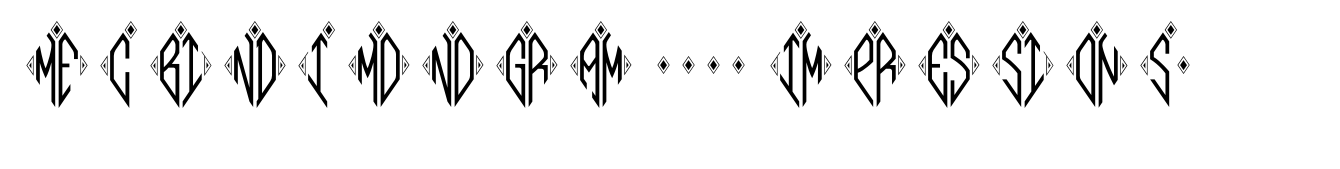 MFC Bindi Monogram (250 Impressions)